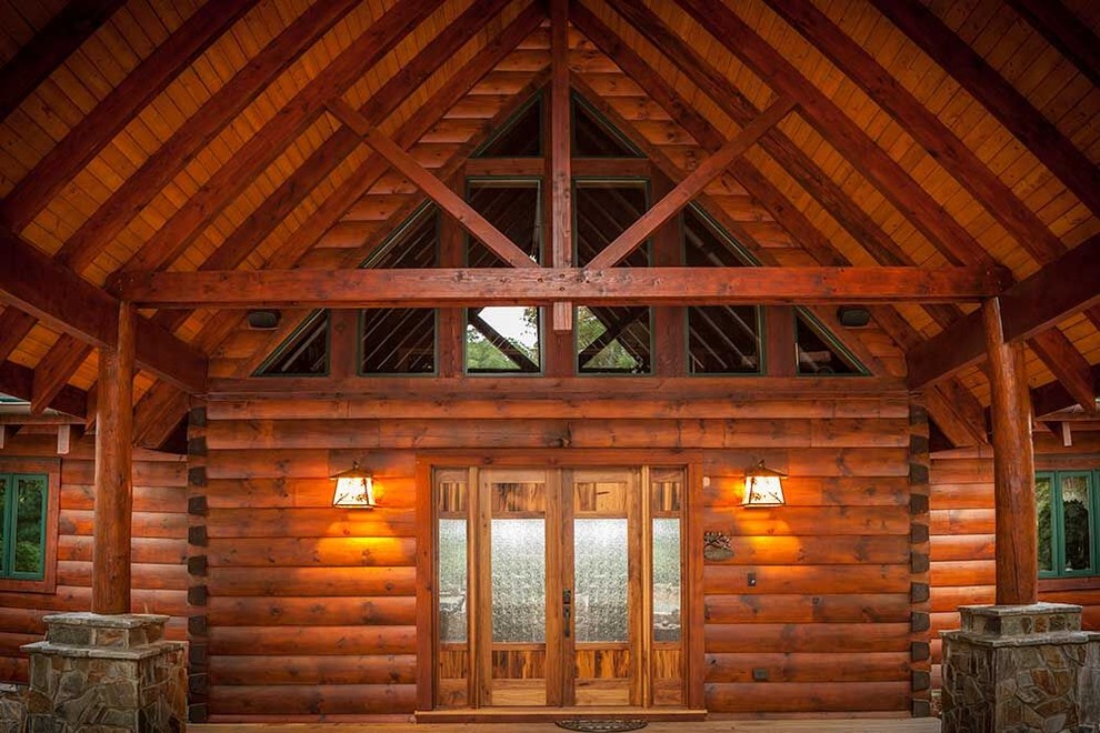Mountain style exterior home photo in Charlotte