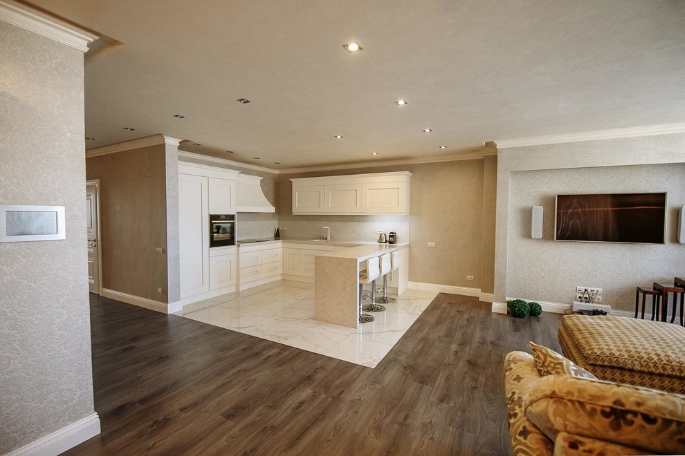 Квартира в стиле лофт (с элементами классики)