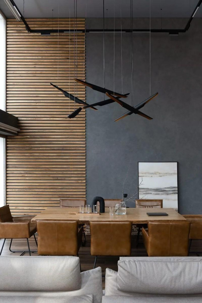 Реализованный дизайн-проект таунхауса в ЖК "На уровне"