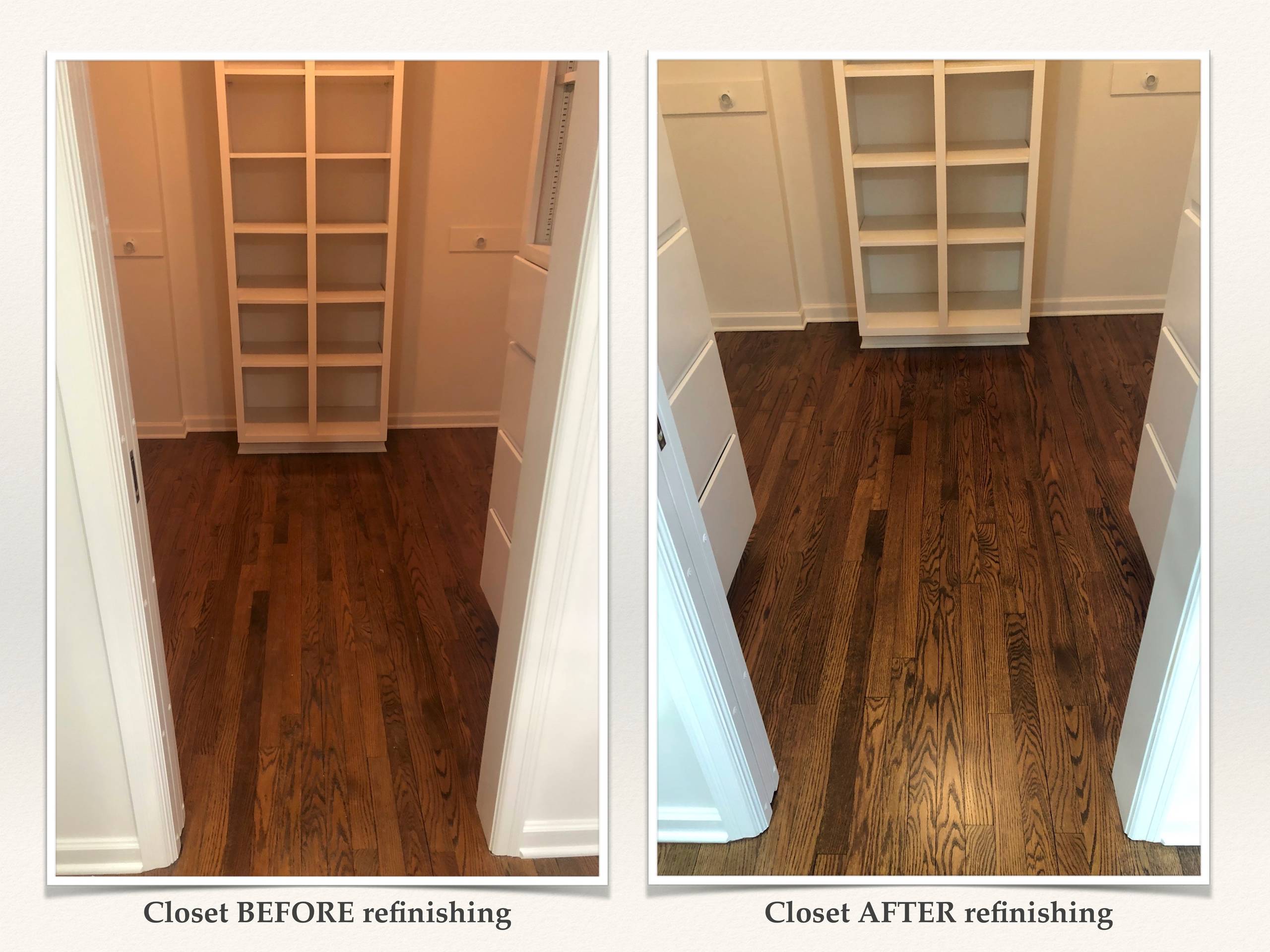 Red Oak Chestnut Stained Hardwood Floor