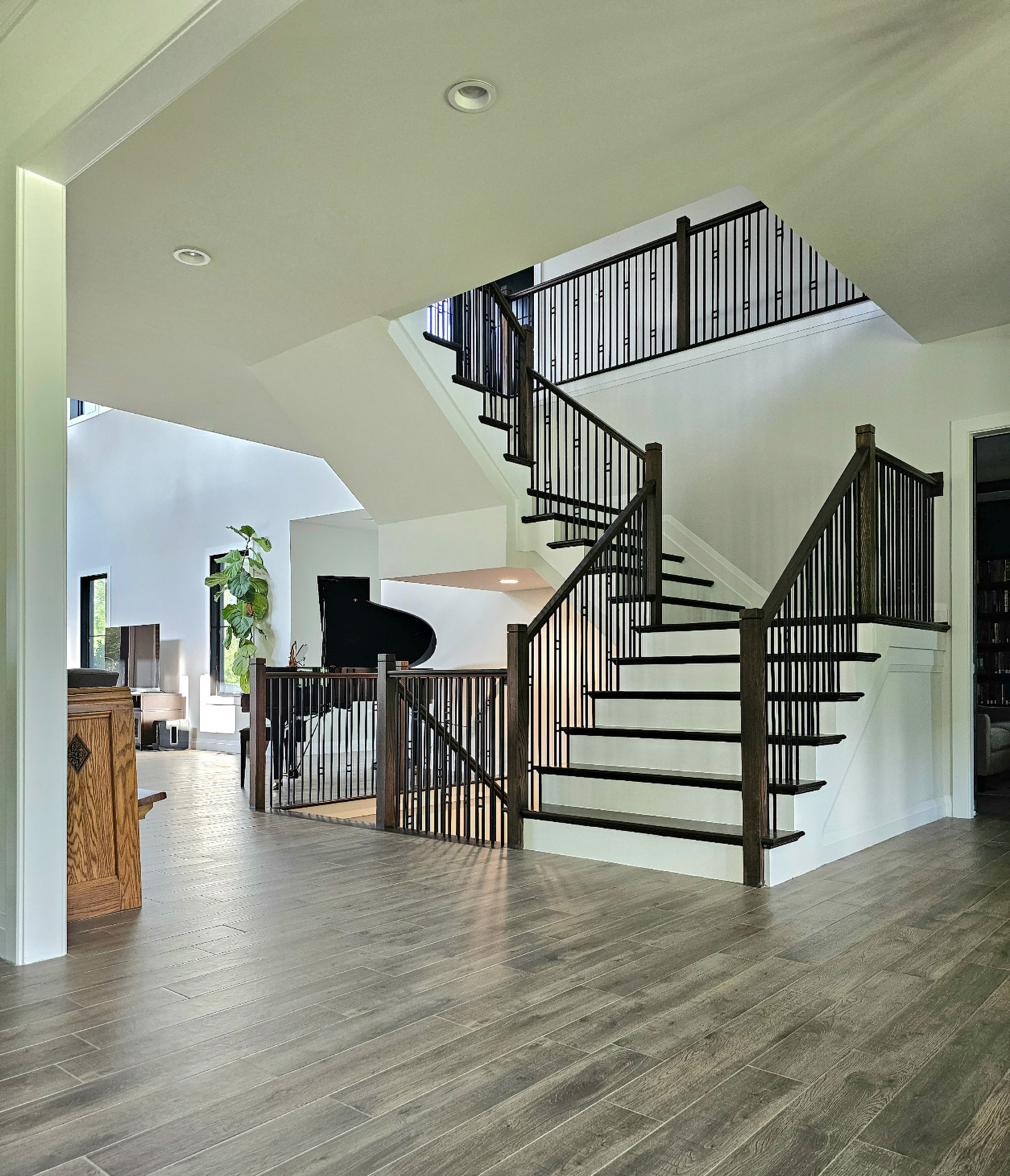 109_Impressive Floating Staircase in Countryside Retreat, Upper Marlboro, MD