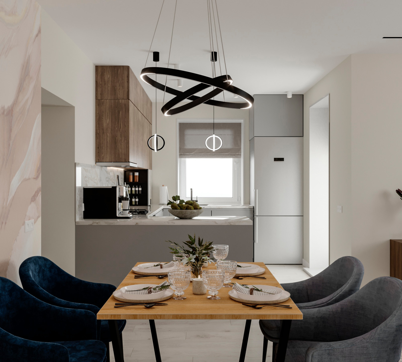 Четырехкомнатная квартира в Мегаполисе