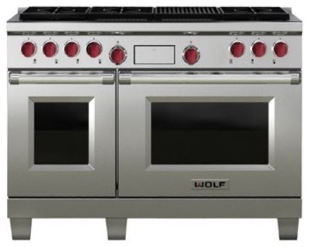 Wolf 48-Inch Gas Range With Charbroiler and Griddle