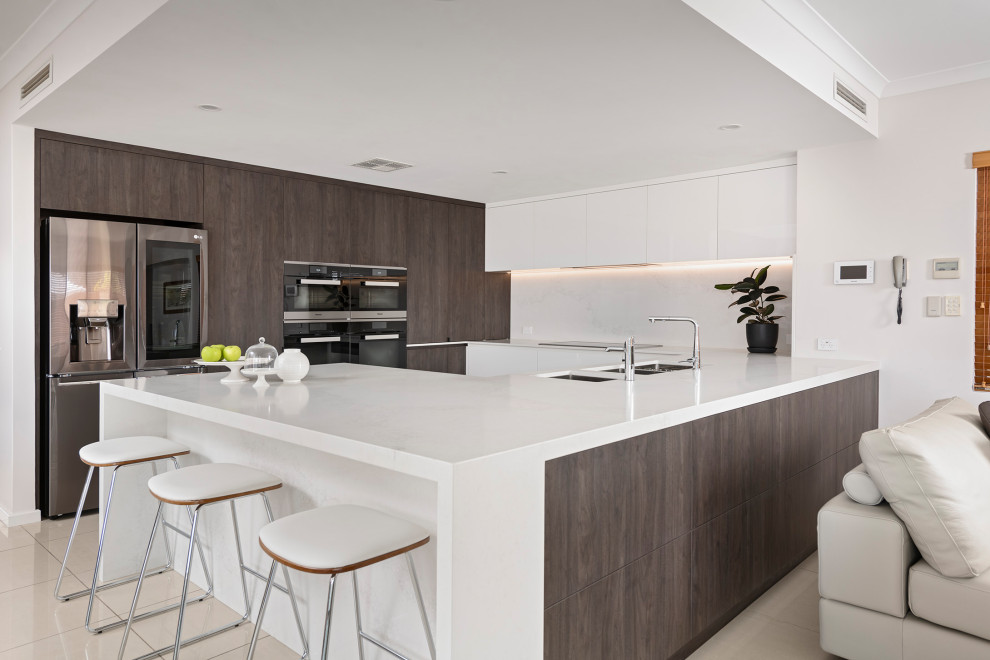 Photo of a contemporary kitchen in Perth.