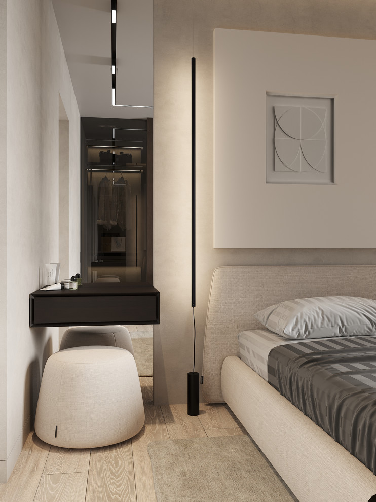 Спальня в трехкомнатной квартире в Москве, м. Войковская