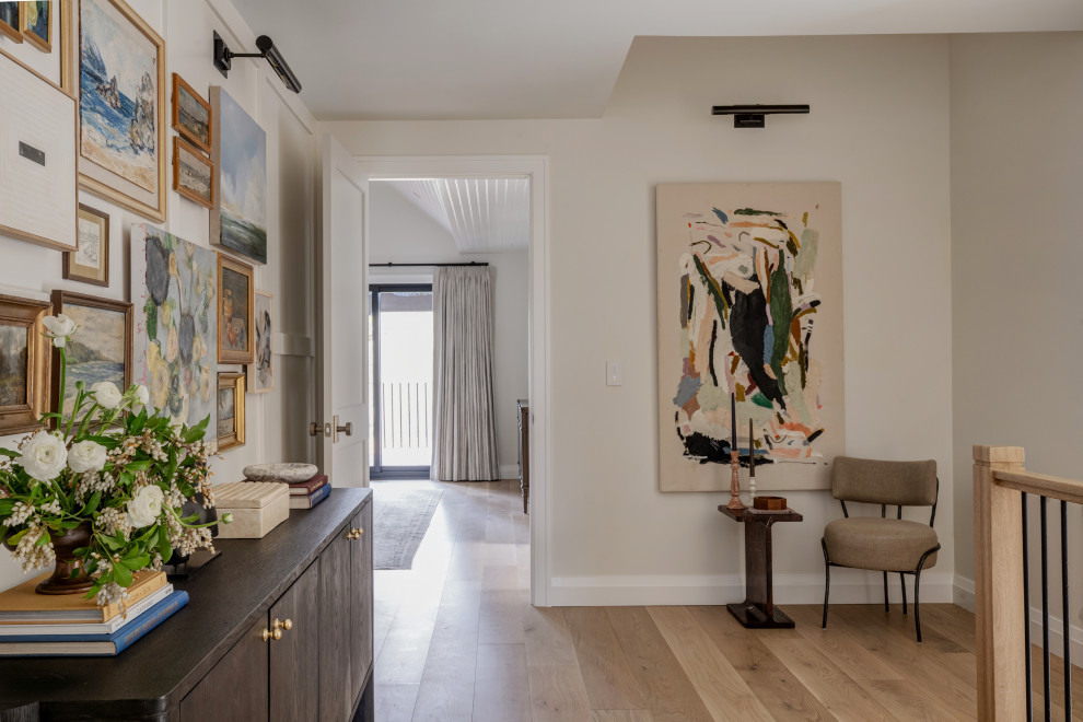 Kirkland New Construction - Inspiration for a transitional hallway remodel in Seattle