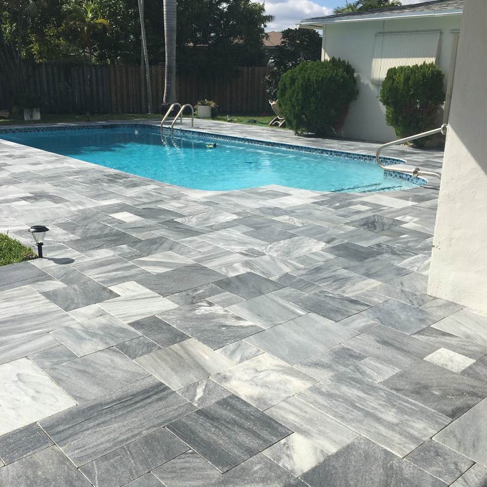 Purepave Pool Porcelain Pavers - Pool - Miami - by Hardscape.com | Houzz