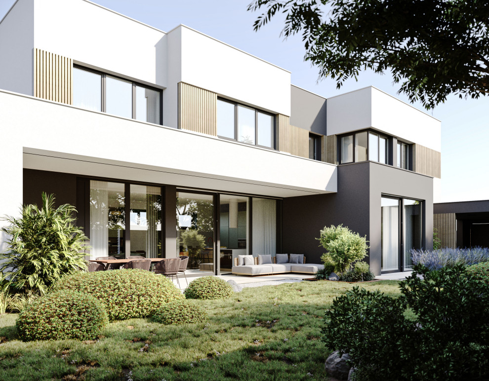 Дом минимализм в Симферополе