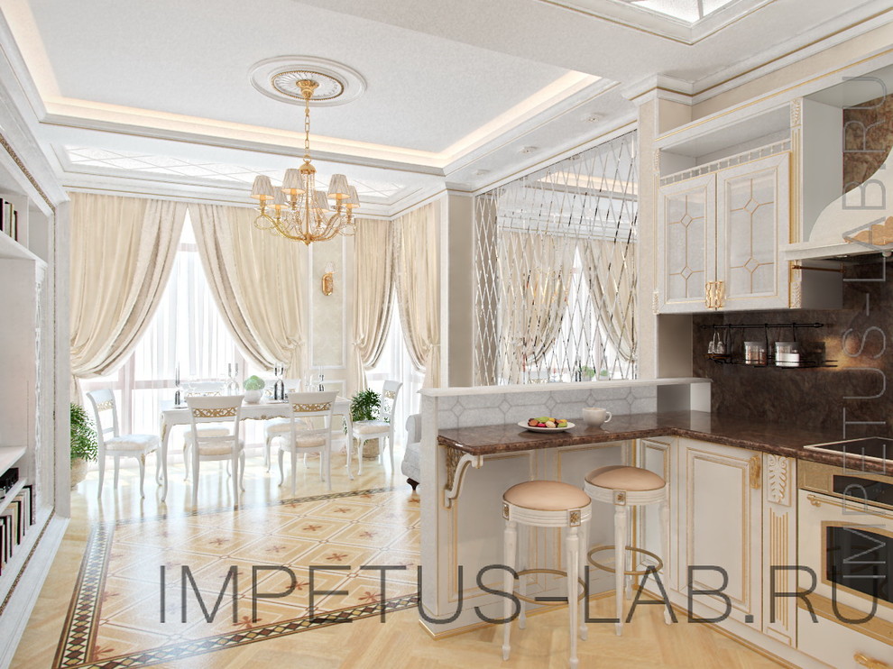 Проект квартиры в классическом стиле