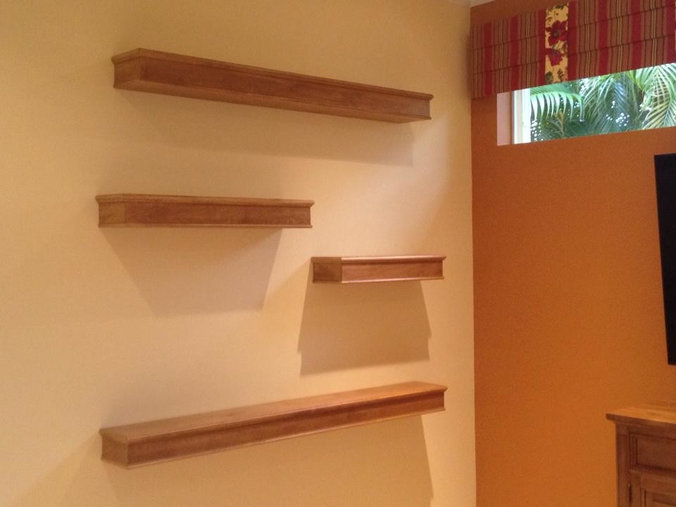 Amy's floating shelves