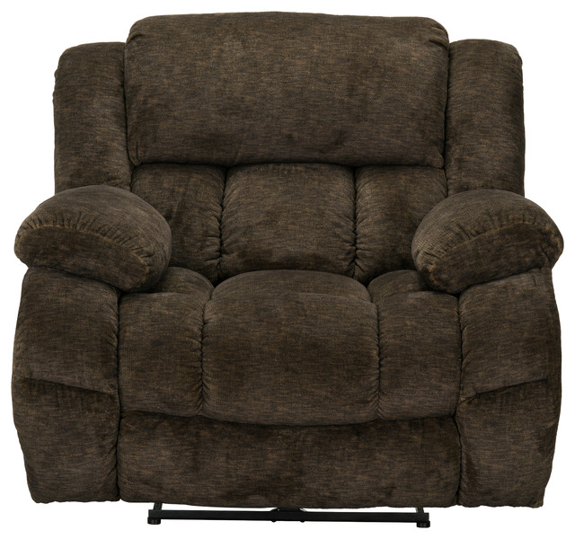 Lawrence Power Motion Recliner Brown Transitional Recliner