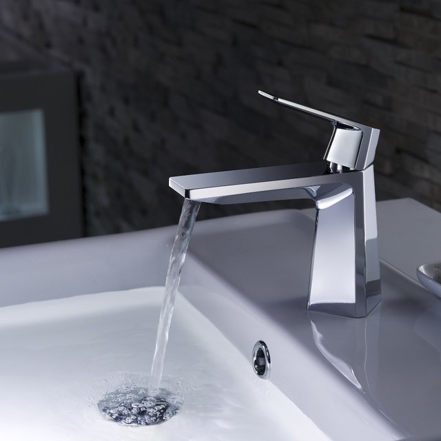 Kraus Aplos Single Lever Vessel Bathroom Faucet Chrome