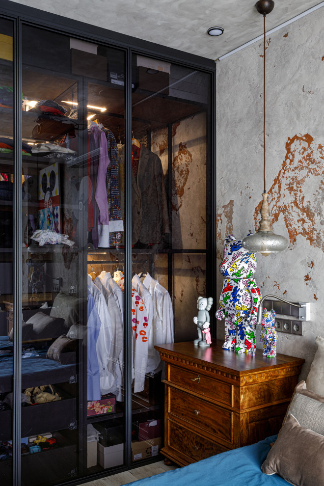 Яркий лофт для ценителя современного искусства