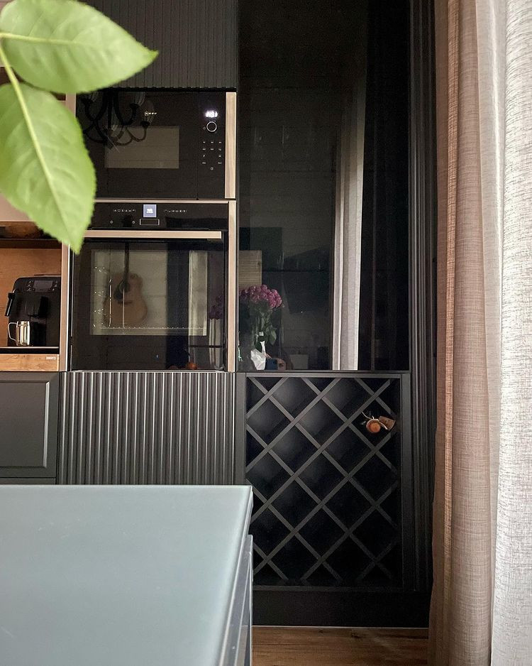 Гармоничное сочетание фасадов Latte и Prestige Deco