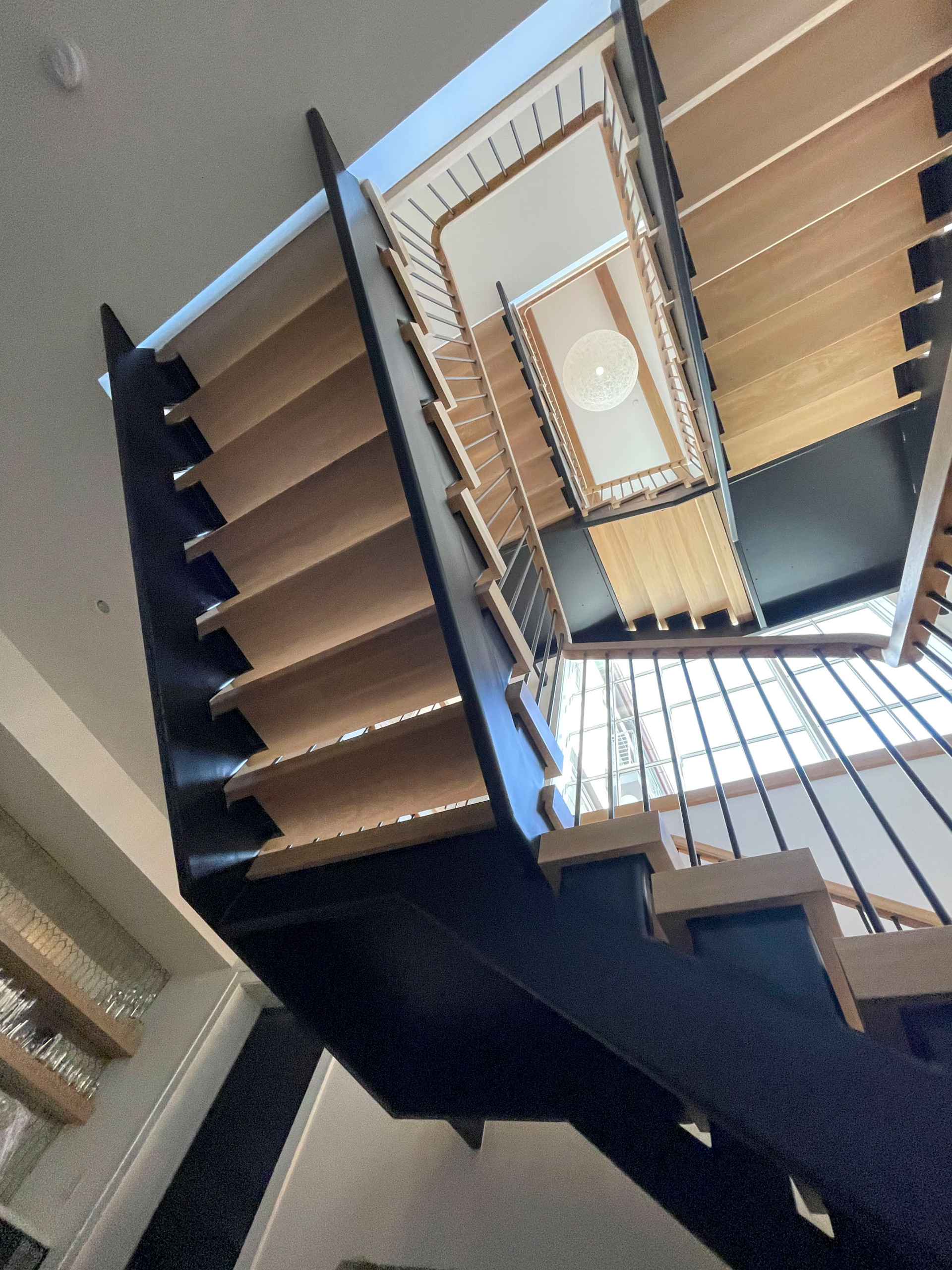 96_Dramatic Cantilevered No-Riser Staircase, Bethesda, MD 20814