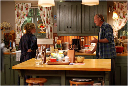 For Fun Favorite Tv Show Kitchen It S The Waltons Kitchen Homey Welcoming Simple And Love That Table Lovely Wood Tone On Giant Sink Looks Super Functional