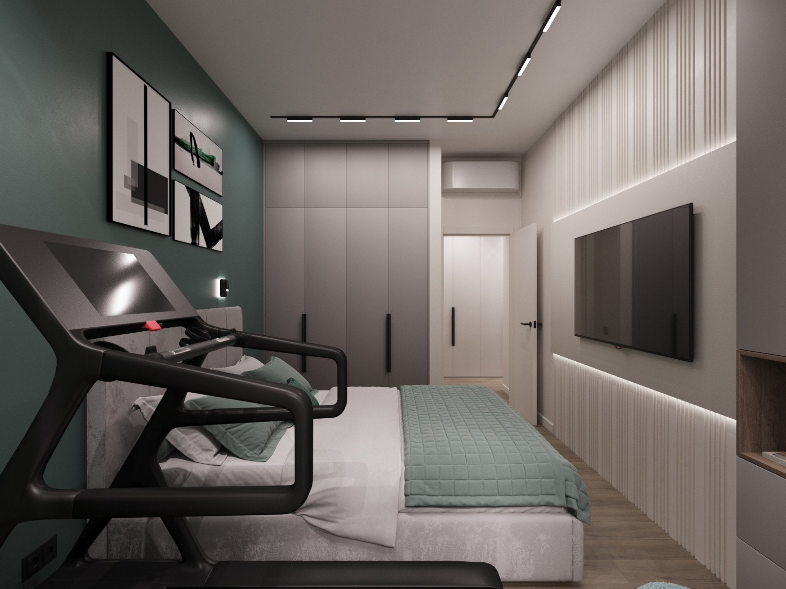 Дизайн интерьера евротрехкомнатной квартиры 65 м2