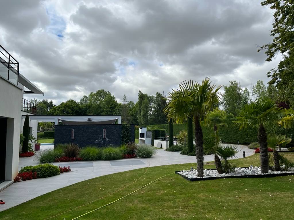 Jardin contemporain dans les Yvelines