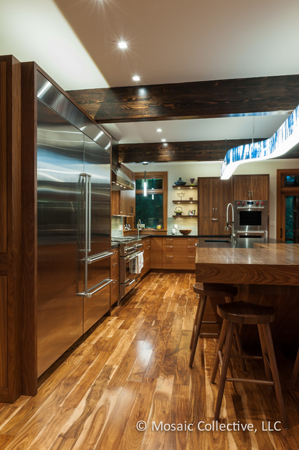 Custom Home Interiors and Exteriors for David K. Warfel Lighting Design minimalistisch-kueche