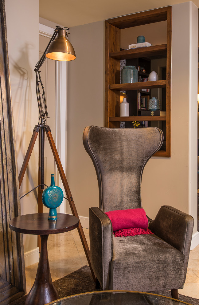 Inspiration for a transitional home design remodel in Phoenix