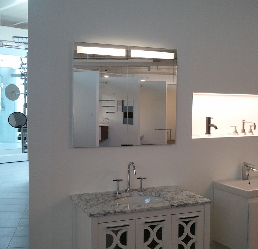 Sidler Medicine Cabinets On Display Contemporary Bathroom