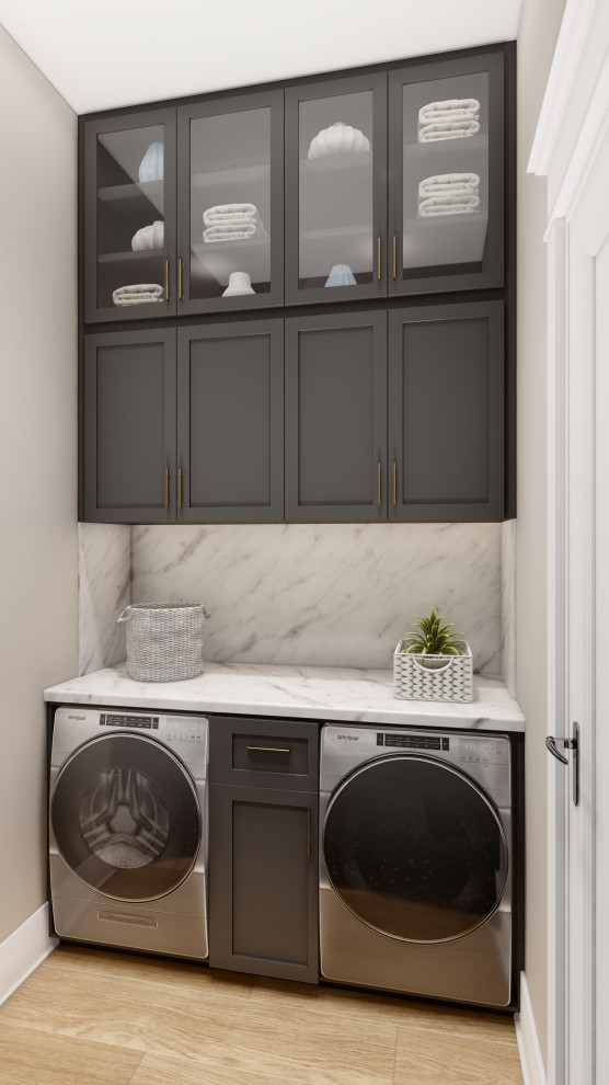 Design ideas for a classic utility room in New York.