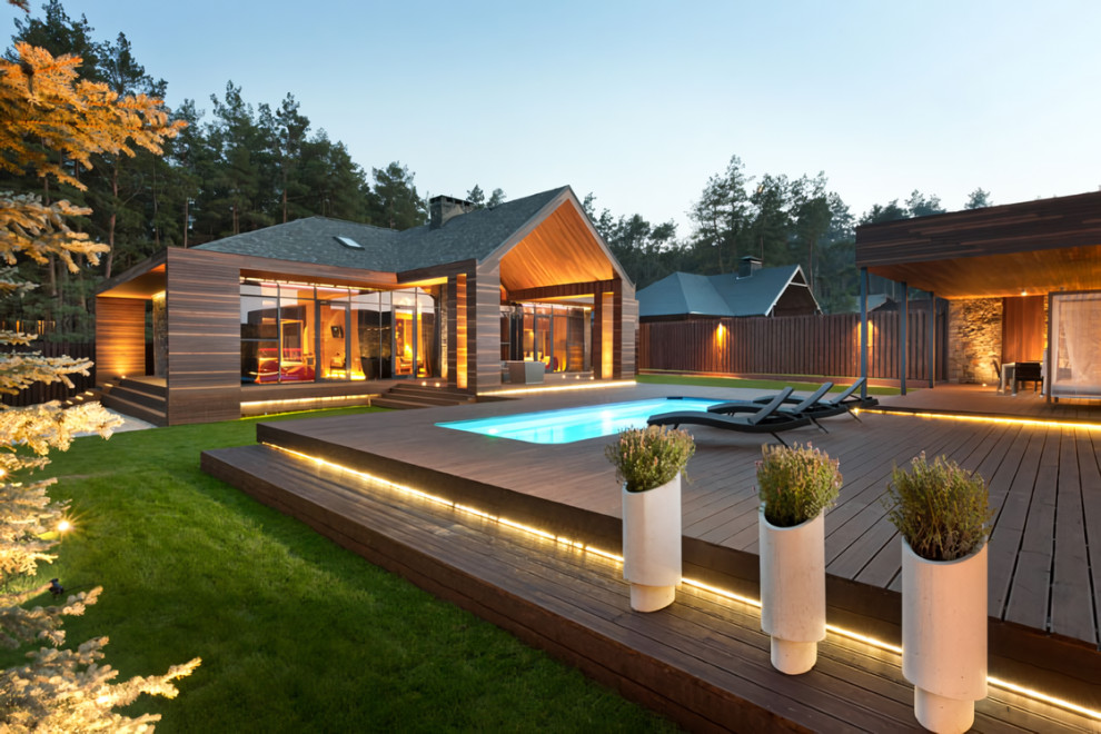 Дом и интерьер в стиле Шале, КП "Руза"