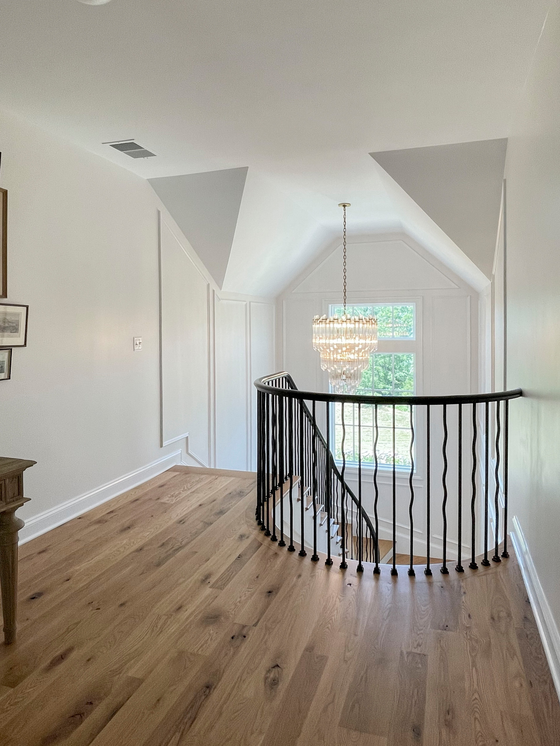 106_Modern Balustrade System Meets Traditional Winding Stairs, Aldie VA  20105
