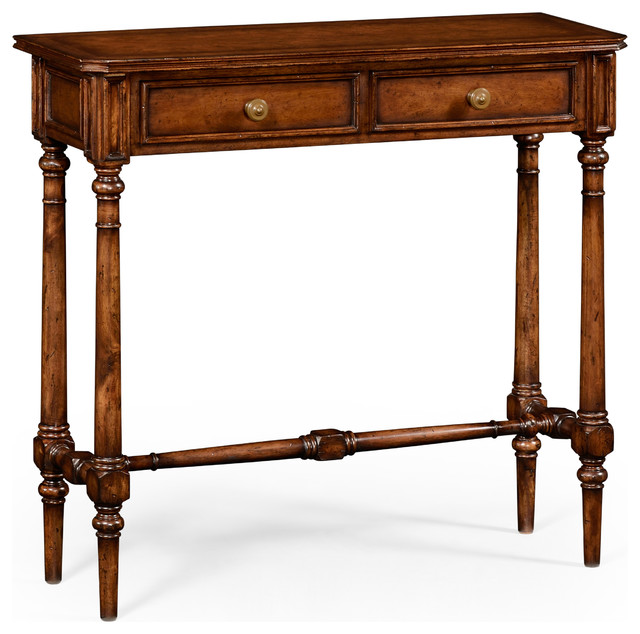Victorian Style Walnut Console Traditional Console Tables By