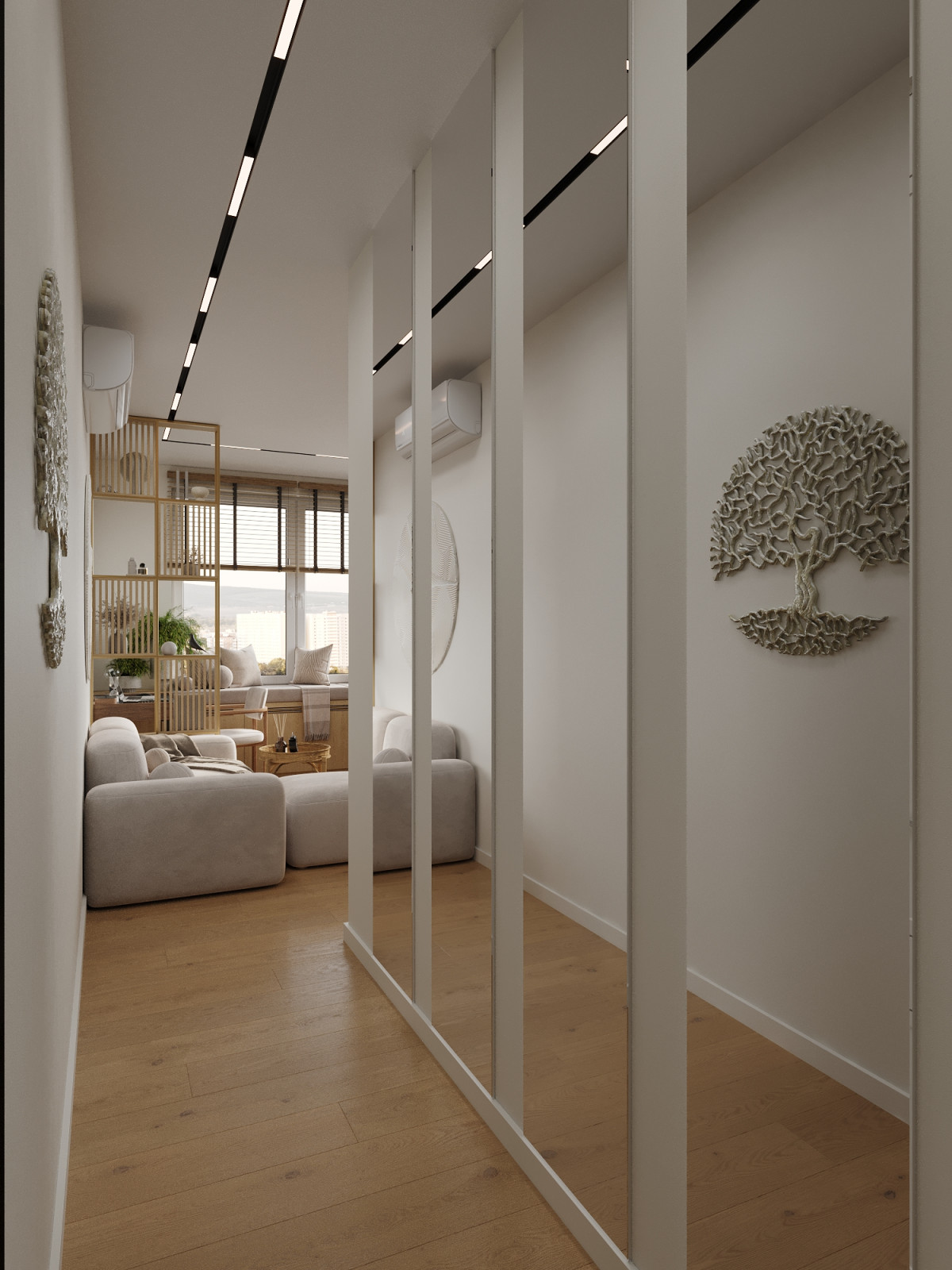 Функциональный проект современной квартиры для семьи