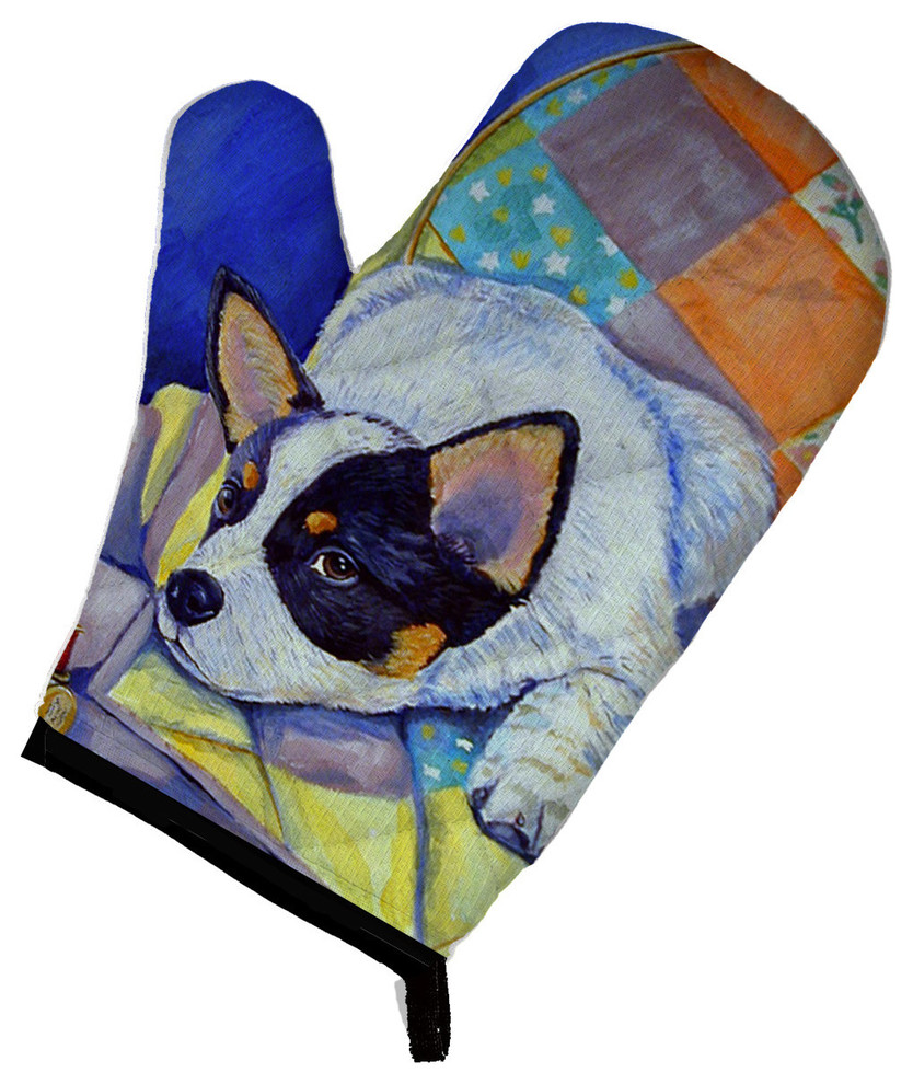 Australian Cattle Dog Sew Perfect Oven Mitt Contemporary Oven Mitts
