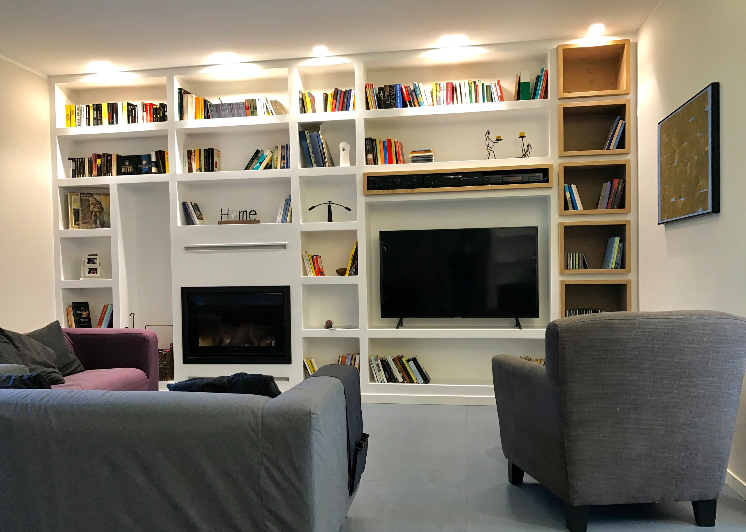 Librerie, pareti attrezzate, scaffali