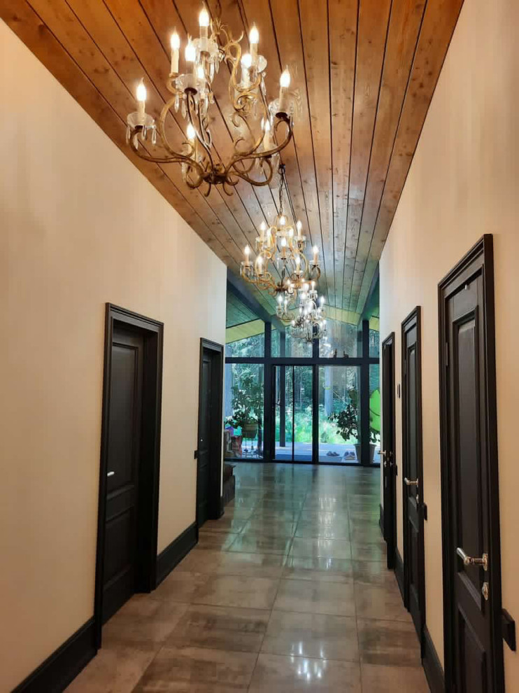 Планкен из лиственницы в дизайне интерьера дома