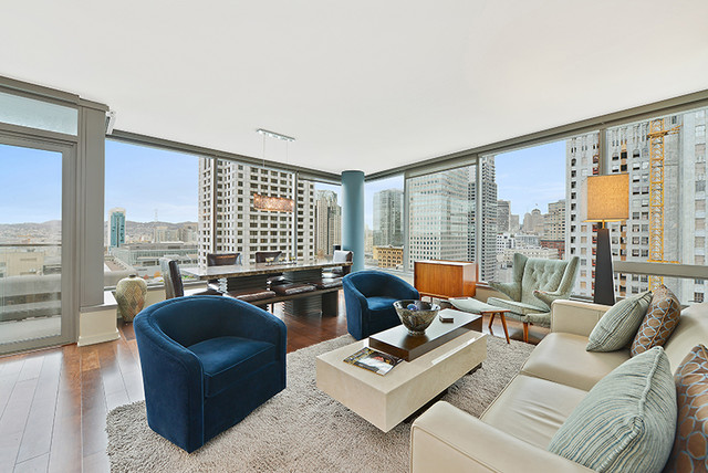 One Hawthorne, San Francisco modern-living-room