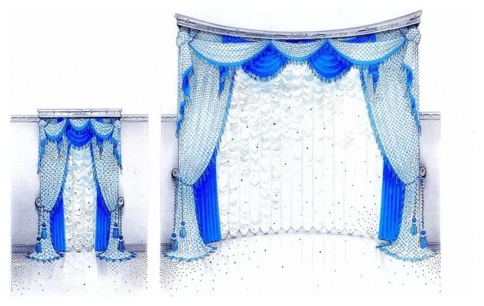 ЭСКИЗЫ КЛАССИЧЕСКИХ ШТОР