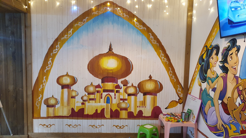 роспись стен в "Чайхана №1"