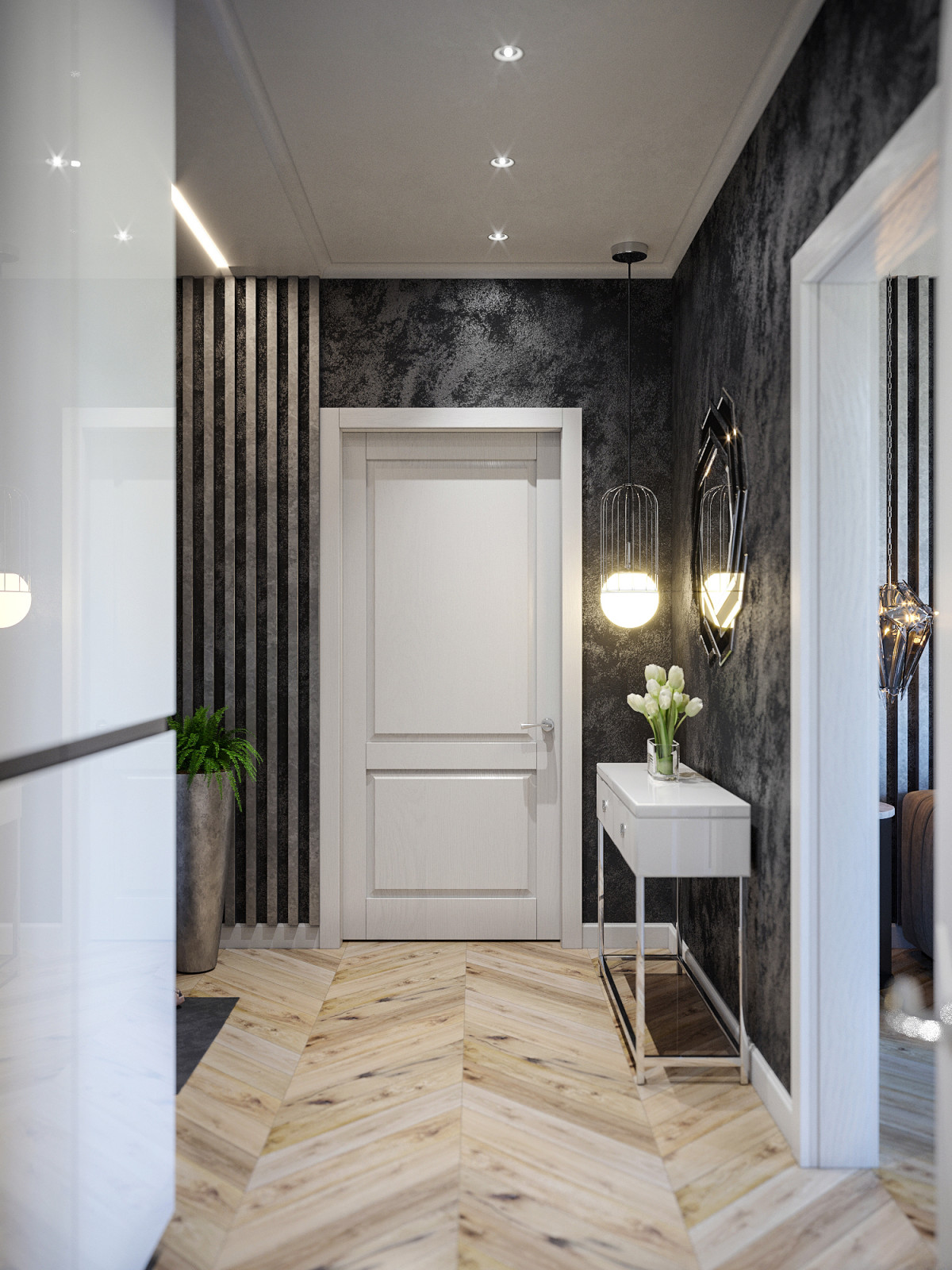 Дизайн интерьера однокомнатной квартиры с кухней-гостиной (ул.Р.Зорге)