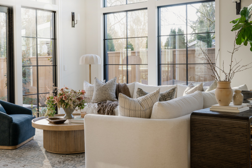 Kirkland New Construction - Transitional - Living Room - Seattle - by ...