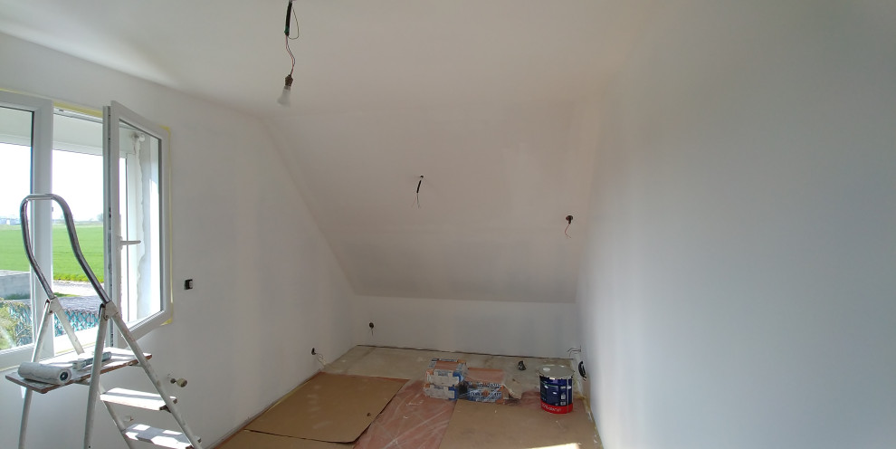 Chambre mansardée : quel mur peindre