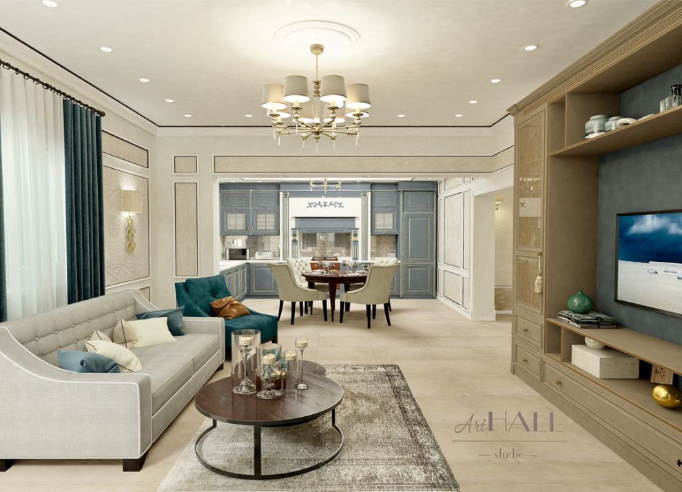 Дизайн загородного дома в неоклассическом стиле