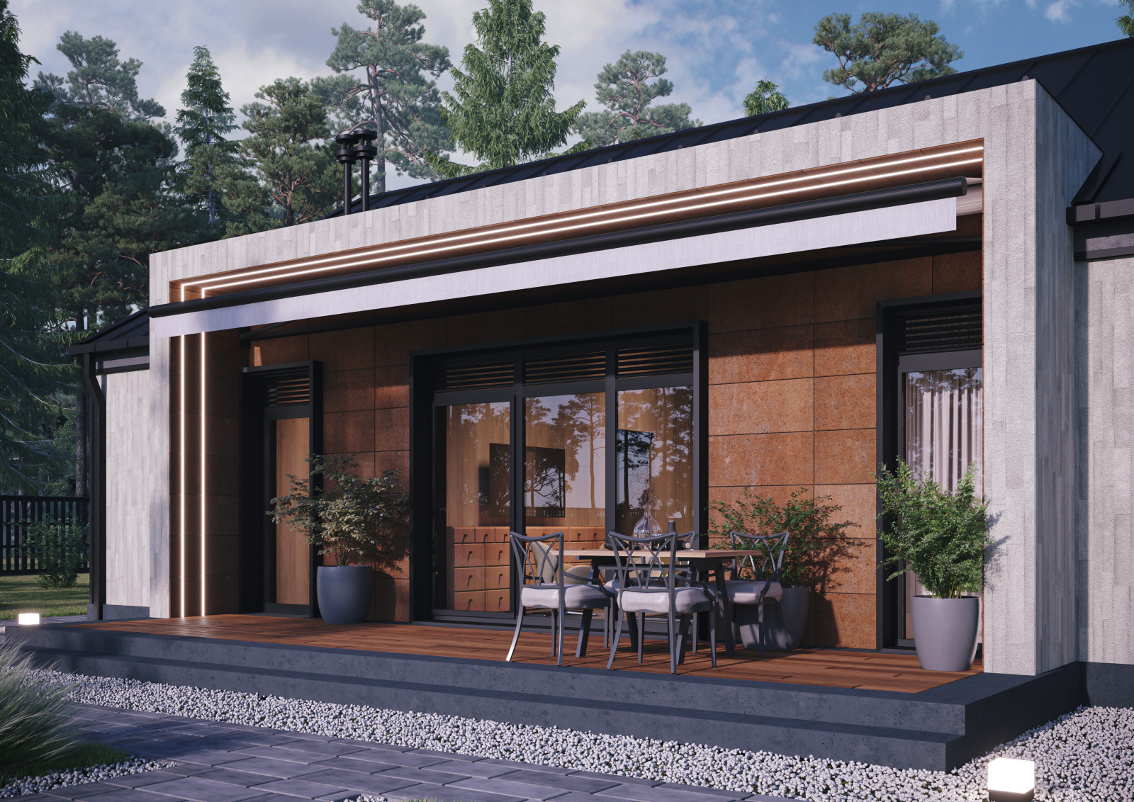 Барн Хаус 99м2 в Ленобласти