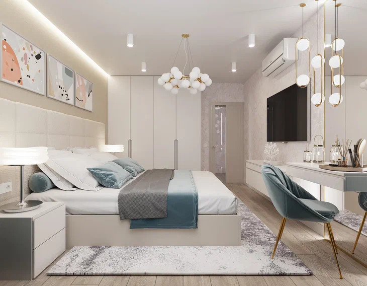 Двухкомнатная квартира в современном стиле