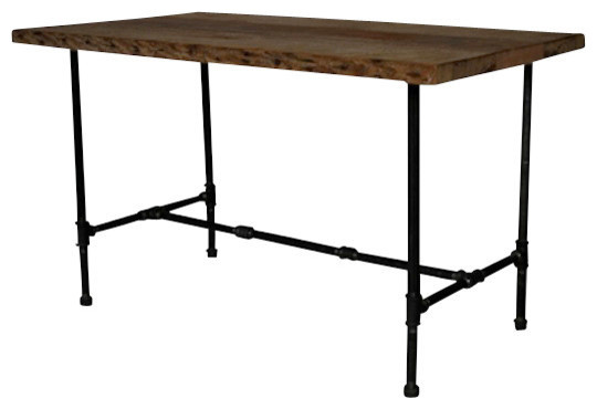 Modern Industry Reclaimed Wood Dining Table, Thick, 30x30