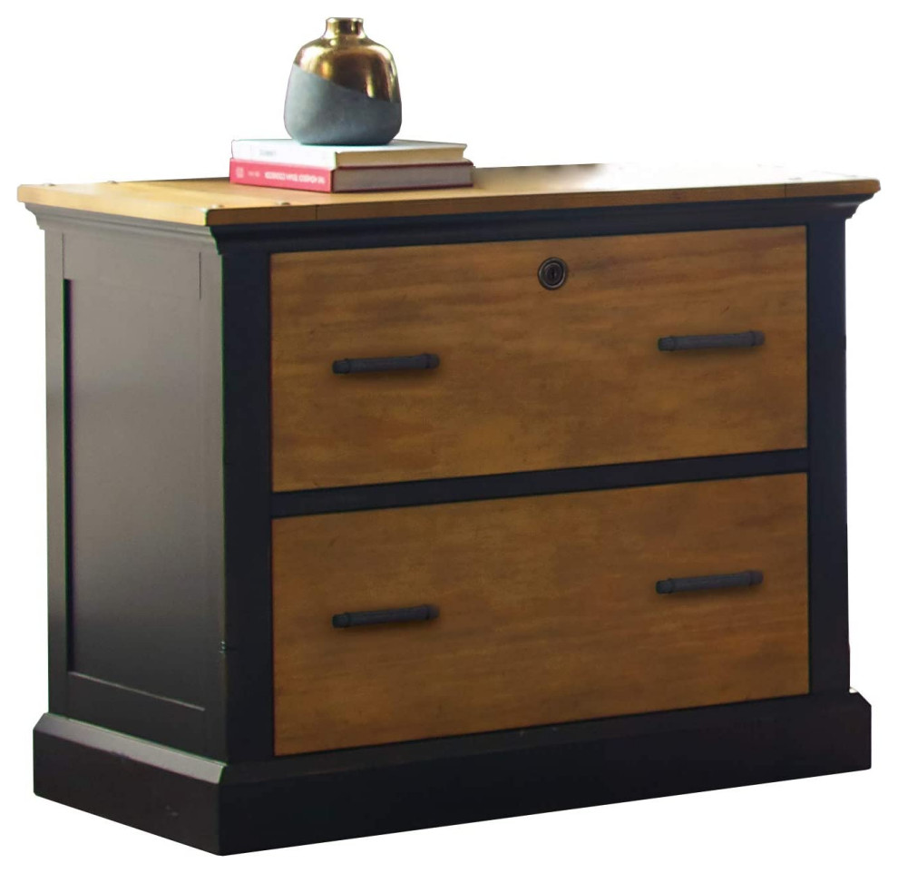Martin Furniture Lateral File, Brown Traditional Filing