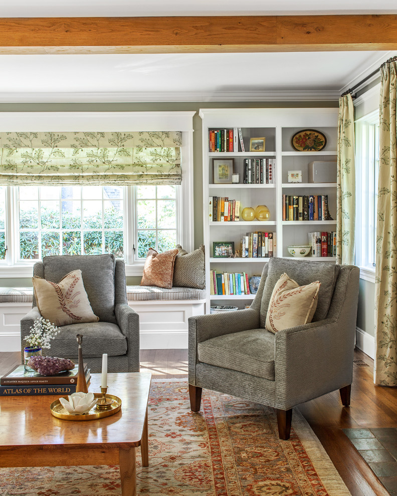 Elegant formal living room photo in New York