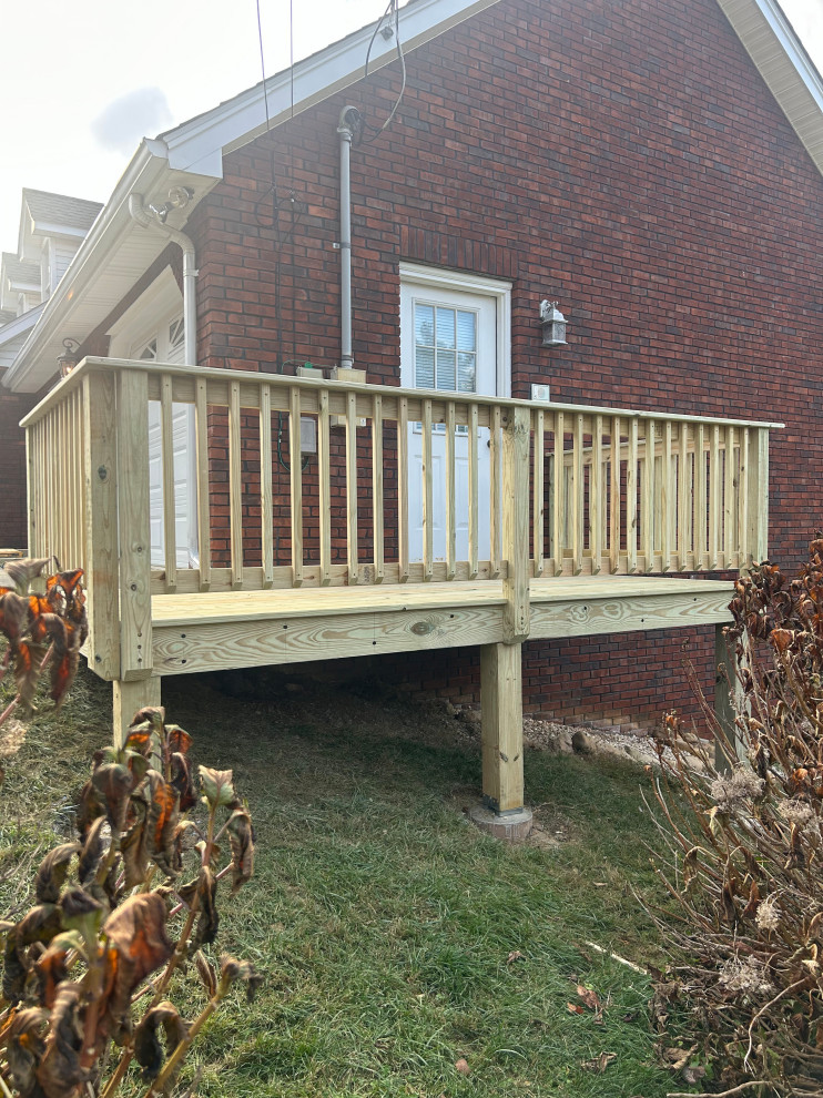 6' x 12' Pressure-Treated Wood Deck