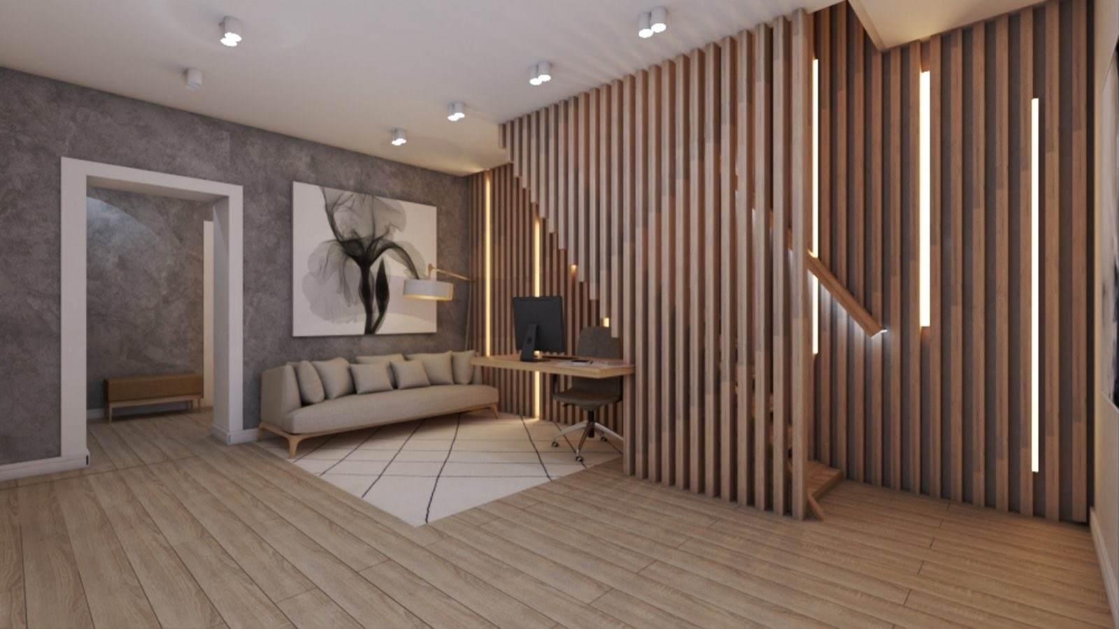 Дизайн интерьера рабочего кабинета