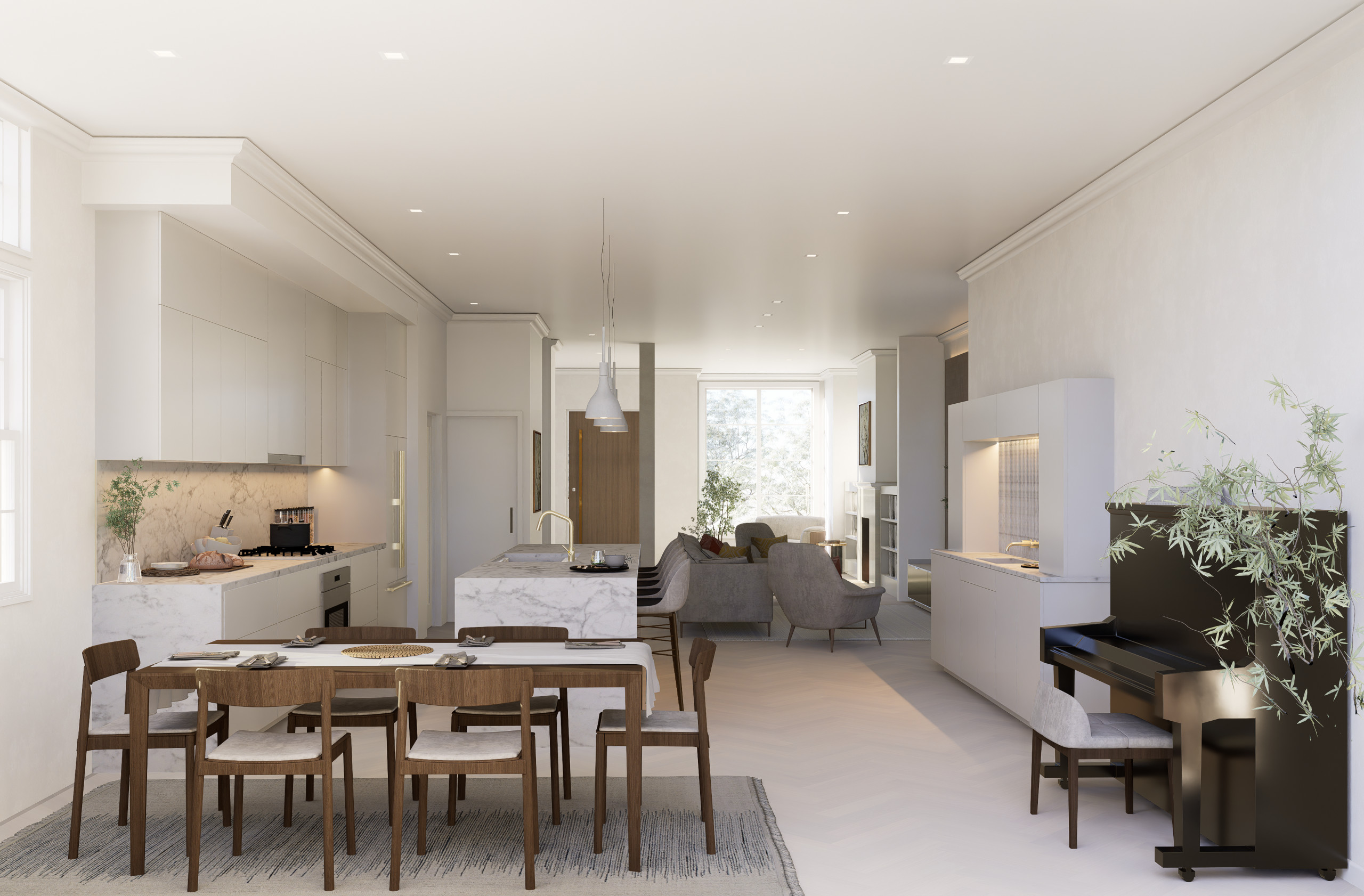 Open Plan Dining/Living/Kitchen