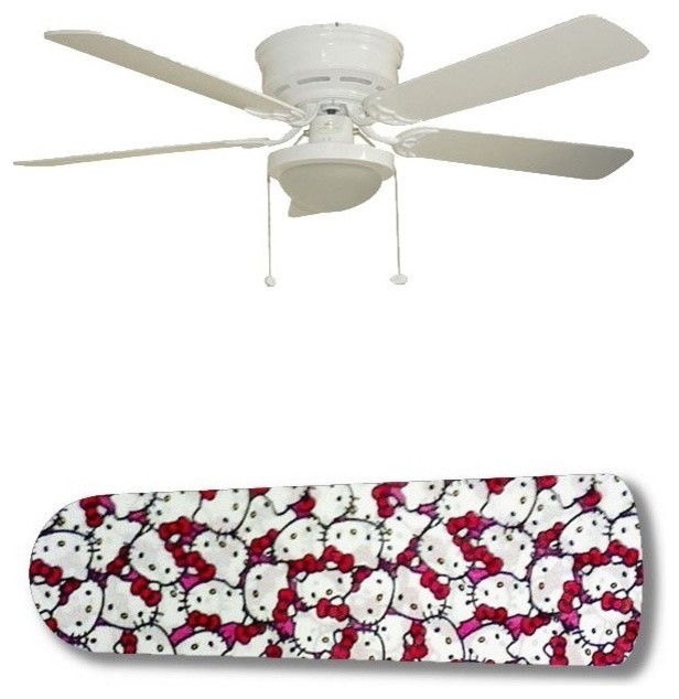 Hello Kitty Jam 52 Ceiling Fan With Lamp Contemporary Hello Kitty Jam 52 Ceiling Fan With Lamp Contemporary Fans By 888 Cool