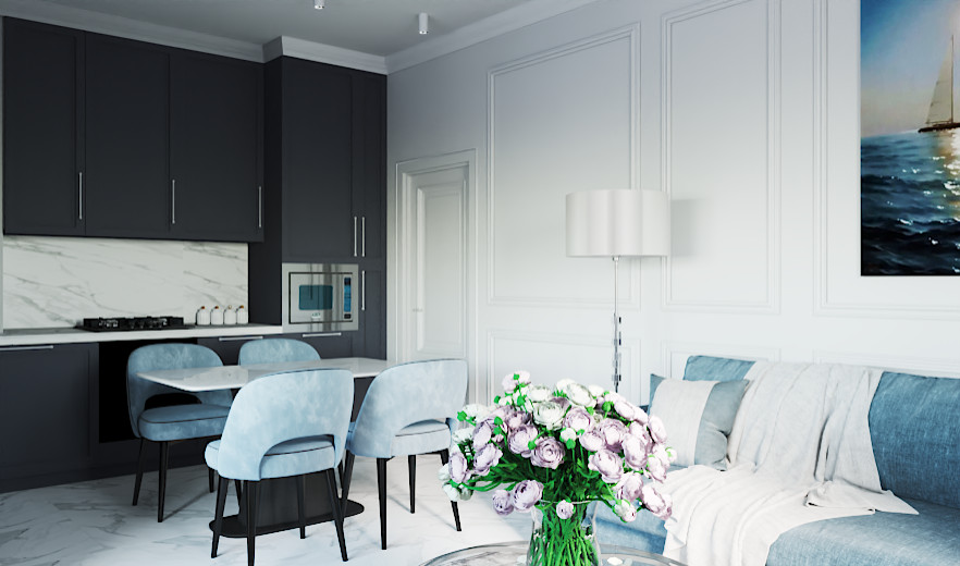 Кухня-гостиная